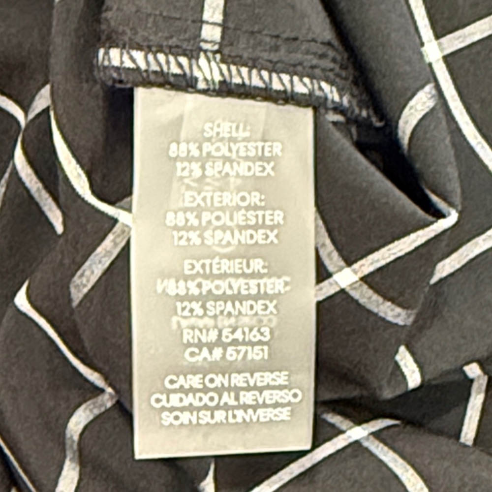 Calvin Klein Black and White Dress Size Medium - Picture 7 of 7